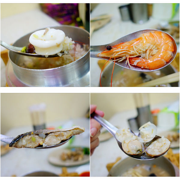 嘉義鮑魚海產粥 ~ 一碗70元.讓你吃到九種好料(延三夜市)- 捷運大橋頭站