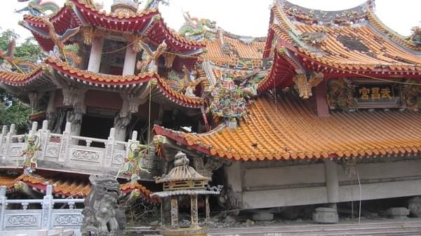 集集火車站：集集火車站-》紫南宮-》武昌宮之旅