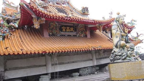 集集火車站：集集火車站-》紫南宮-》武昌宮之旅