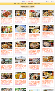 海綿飽飽的鳳梨城堡的美食牆