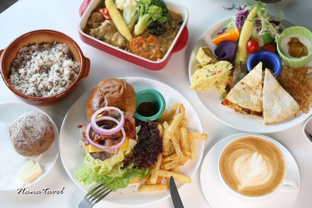 台中森cabie。堅持手作健康美味台中早午餐,自家農場種植有機蔬菜,大推火山野牛培根堡 - Nana愛旅行札記