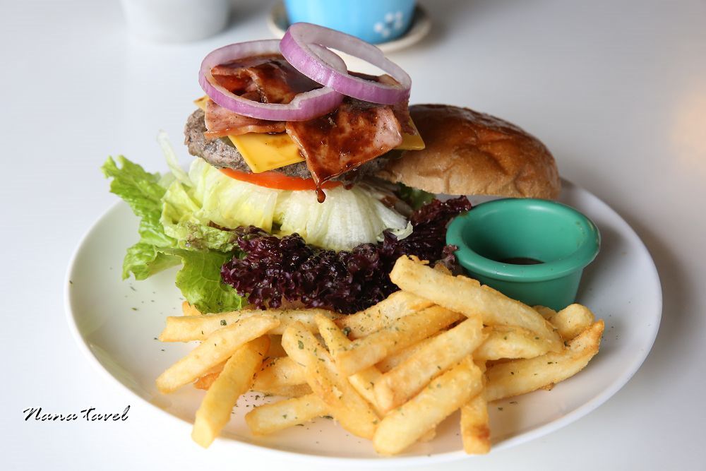 台中森cabie。堅持手作健康美味台中早午餐,自家農場種植有機蔬菜,大推火山野牛培根堡 - Nana愛旅行札記