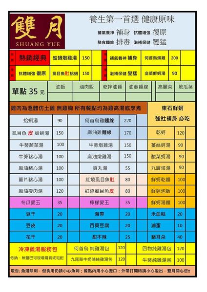 雙月食品社:❤️美食❤️【台北。中正】雙月食品社 ★澎湃雞湯/肥美鮮蚵/愛評體驗團