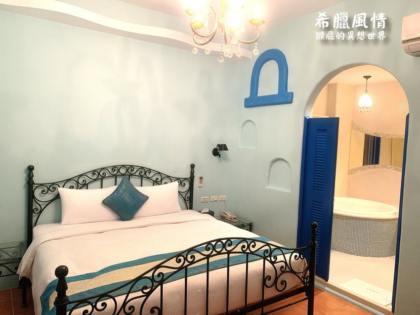 【墾丁住宿推薦】墾丁希臘風情民宿，墾丁大街旁超優質浪漫希臘風情民宿！有浴缸可泡澡！鬧中取靜的世外桃源！ @猴屁的異想世界