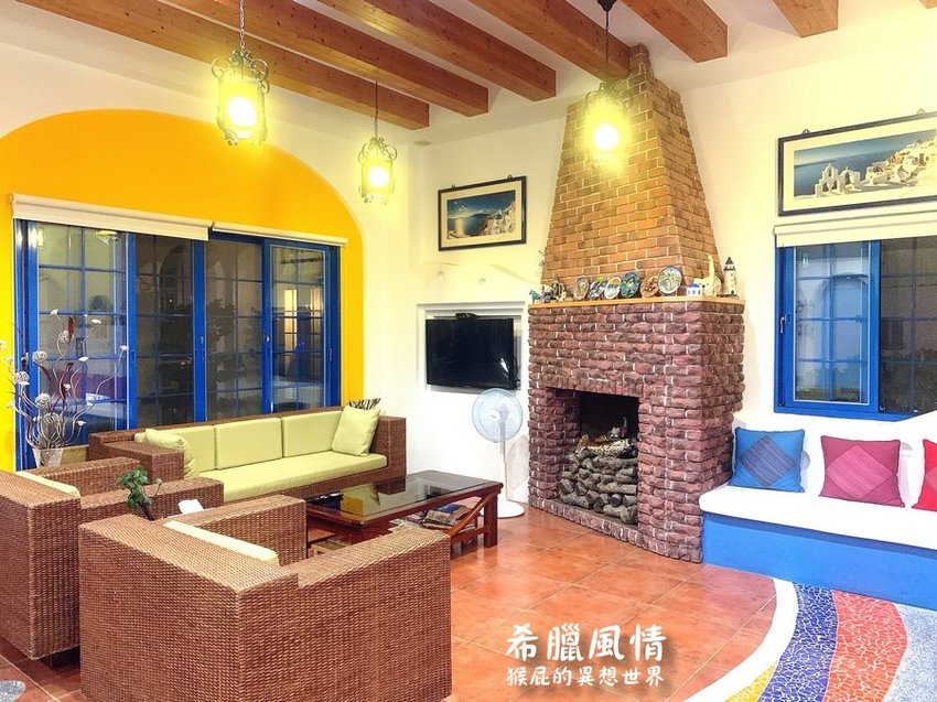 【墾丁住宿推薦】墾丁希臘風情民宿，墾丁大街旁超優質浪漫希臘風情民宿！有浴缸可泡澡！鬧中取靜的世外桃源！ @猴屁的異想世界