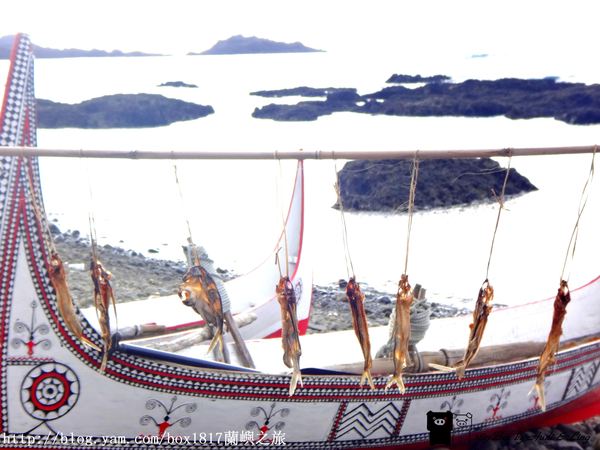 【跳島。蘭嶼】曬飛魚。當飛魚乾遇到拼板舟