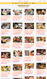 海綿飽飽的鳳梨城堡的美食牆