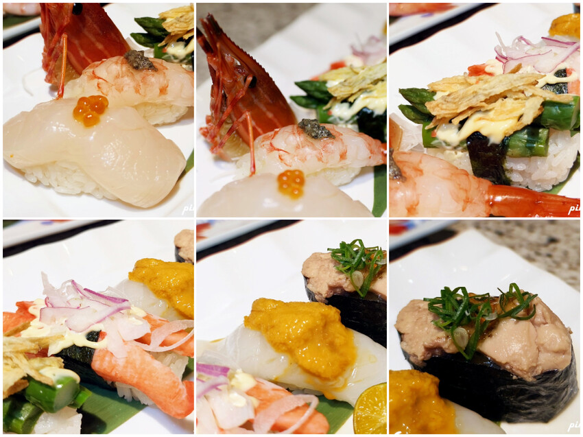 台中市南屯區大漁迴轉壽司總本店｜春の旬彩料理季節限定 創意美式壽司捲讓人驚艷