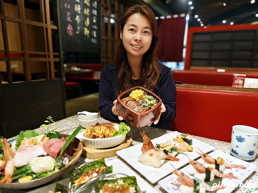 台中市南屯區大漁迴轉壽司總本店｜春の旬彩料理季節限定 創意美式壽司捲讓人驚艷