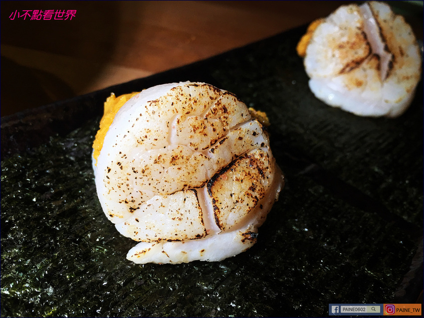 [台北東區]串鳥居酒屋.炭火直燒.超好吃的喜知次一夜干v.s干貝海膽漢堡 - 小不點看世界★Paine吃玩世界旅遊趣