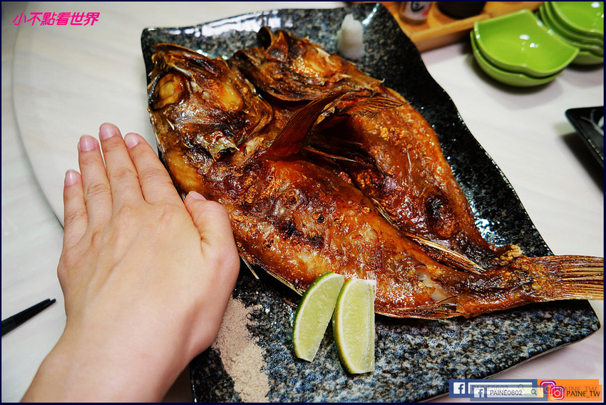 [台北東區]串鳥居酒屋.炭火直燒.超好吃的喜知次一夜干v.s干貝海膽漢堡 - 小不點看世界★Paine吃玩世界旅遊趣