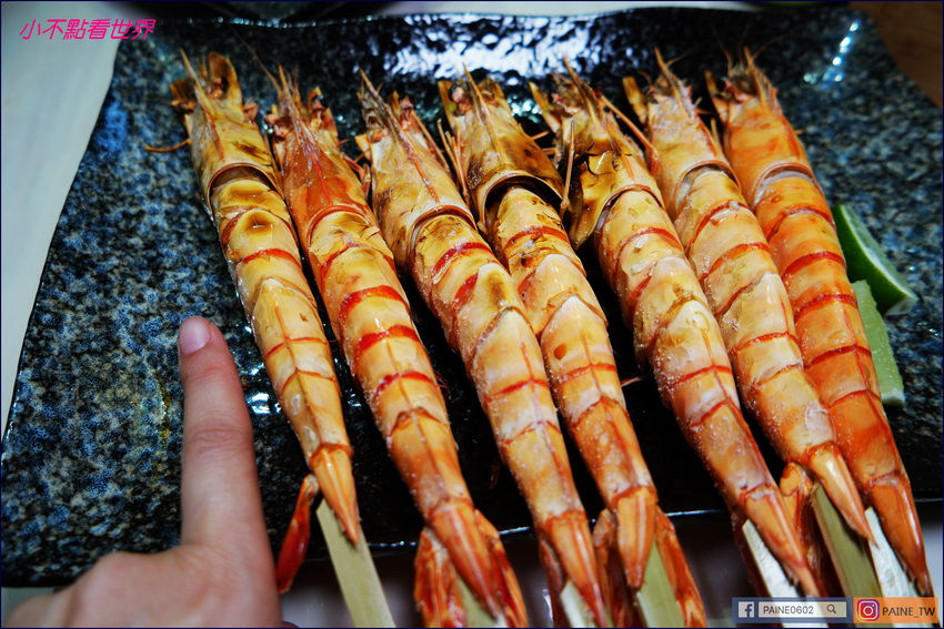 [台北東區]串鳥居酒屋.炭火直燒.超好吃的喜知次一夜干v.s干貝海膽漢堡 - 小不點看世界★Paine吃玩世界旅遊趣