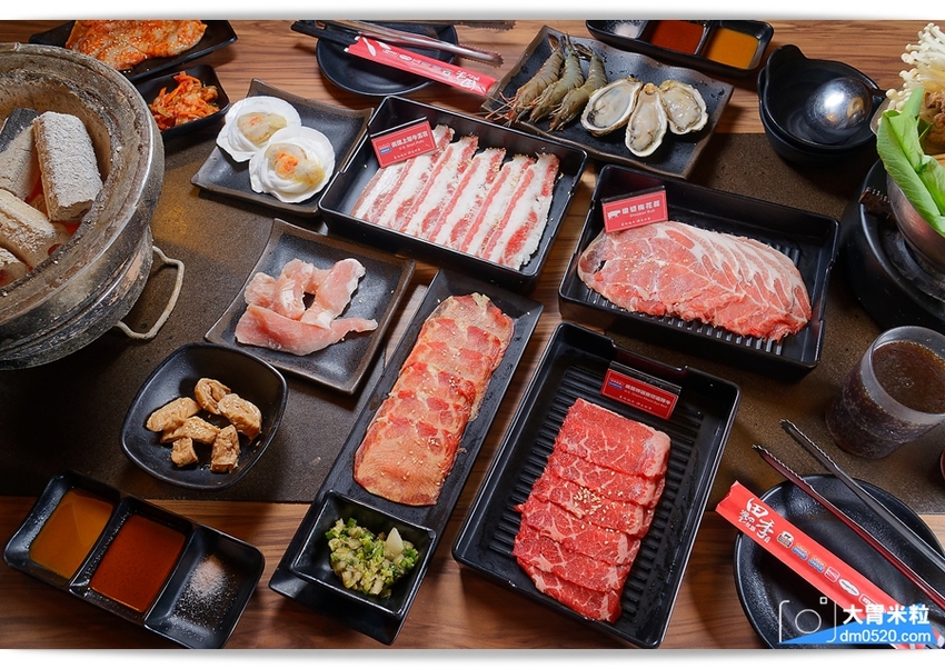 全新裝潢登場,田季發爺桃園中壢店,燒肉吃到飽469/569/699,美國霜降牛/鹽蔥牛舌/松阪豬/生蠔/薑母鴨火鍋/哈根達斯冰淇淋,通通無限吃到飽!桃園燒肉吃到飽推薦,中壢吃到飽推薦, - 大胃米粒