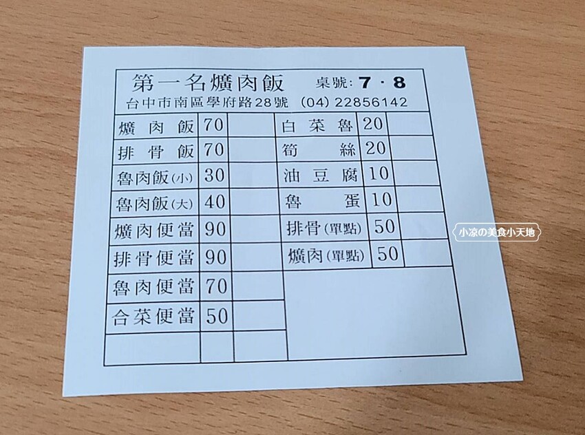 台中興大美食║傳統中式料理小吃中場無休息，只賣排骨飯、滷肉飯、爌肉飯！！