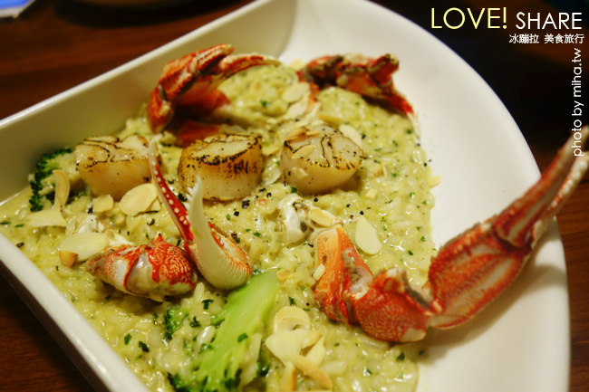 吃義燉飯 冰蹦拉