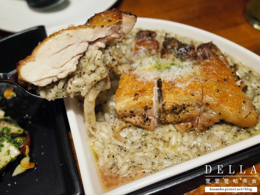 【台北】吃義燉飯。台北最專業的燉飯料理 美味第一名！飯後搭"深夜裡的法國手工甜點"(激推松露磚塊雞腿排奶油野菇燉飯)(捷運南京復興)