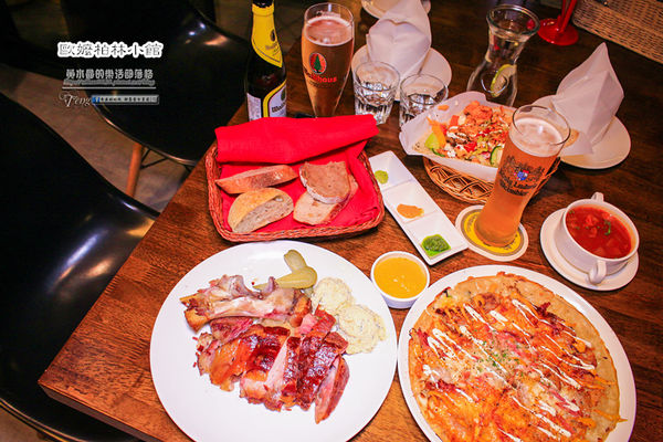 歐嬤柏林小館(德式料理)-北捷/忠孝敦化站(香噴噴的德國豬腳，皮脆的不得了讓人想到就吞口水)