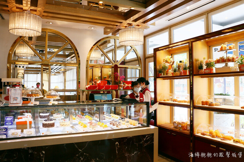 花博公園下午茶「歐華酒店-歐麗蛋糕坊」夏季限定芒果甜點、巨無霸炸雞漢堡、菜單價位(捷運圓山站)