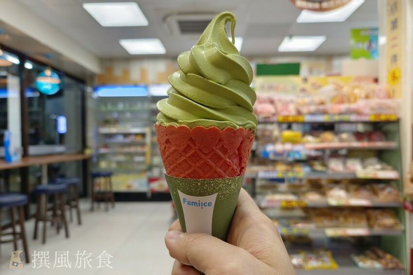 全家「春日抹茶霜淇淋」好吃嗎?搭配比利時巧克力雙口味超吸睛!