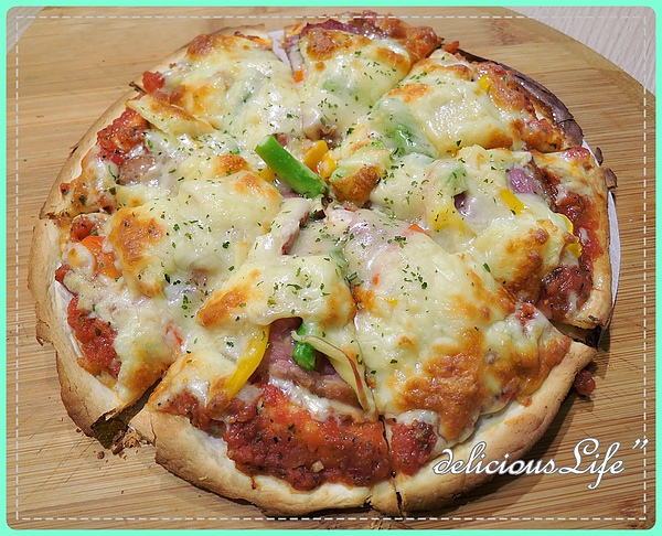 櫻桃鴨胸蜜蘋果裙襬披薩180