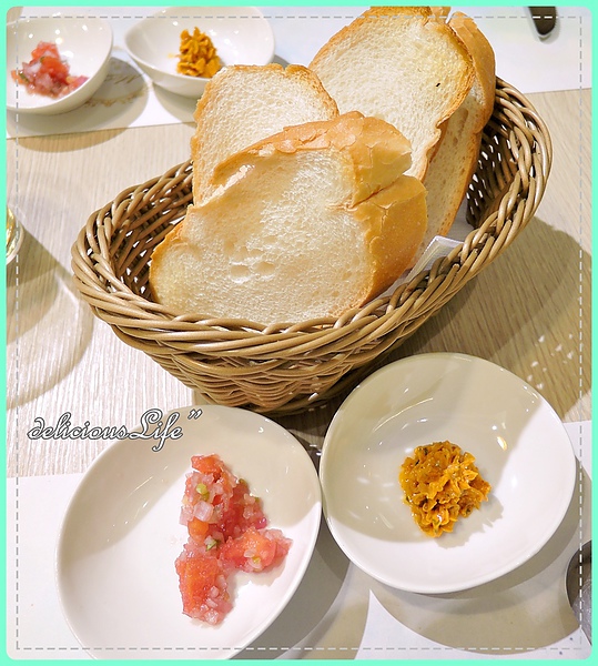 麵包&莎莎醬&蒜味奶油