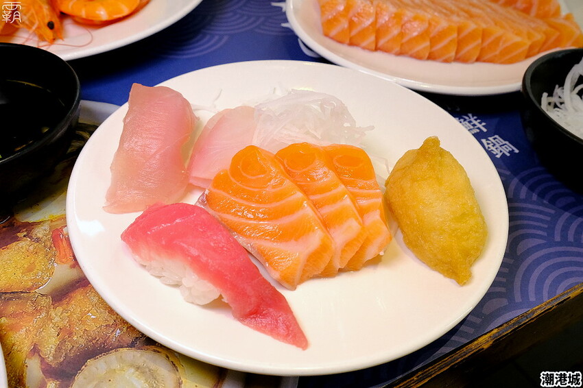 上百道海鮮料理吃到飽,潮港城太陽百匯,鮪魚祭鮪魚鮭魚秀好吸睛!