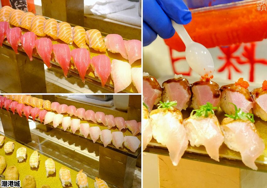 上百道海鮮料理吃到飽,潮港城太陽百匯,鮪魚祭鮪魚鮭魚秀好吸睛!