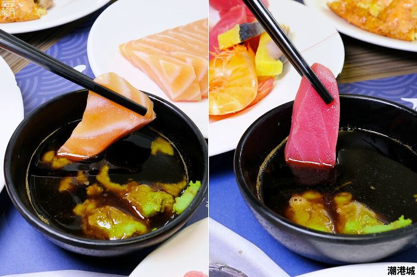 上百道海鮮料理吃到飽,潮港城太陽百匯,鮪魚祭鮪魚鮭魚秀好吸睛!