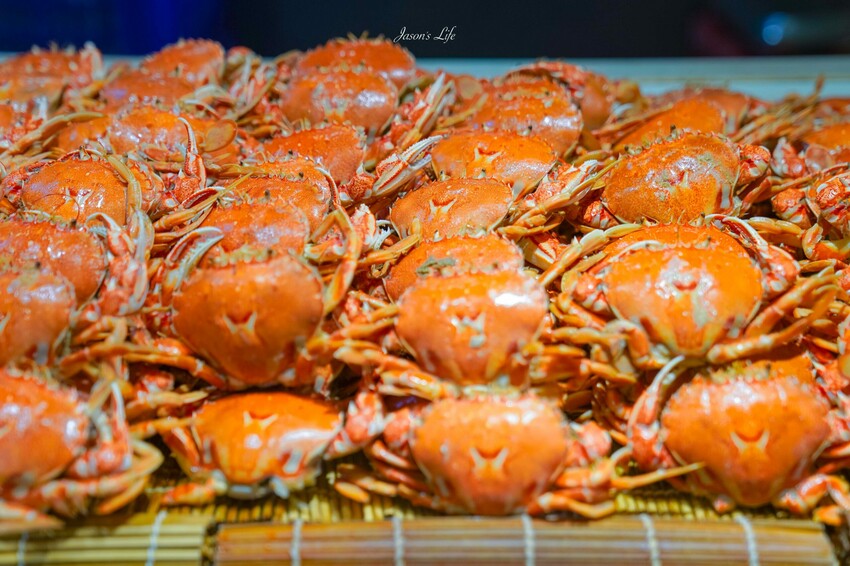台中市南屯區【台中南屯｜美食】太陽百匯(潮港城國際美食館)。釜山海鮮季，台中海鮮直送，10/01~11/30四人同行送巨無霸