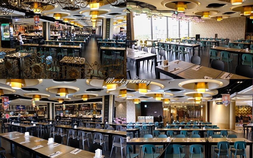 台中潮港城太陽百匯│台中吃到飽始祖！免千元高CP值buffet，破百道料理、超狂海鮮直送任你吃。台中聚餐推薦。四人同行送巨無霸檸檬泰國蝦 - 貪吃猴的幻想