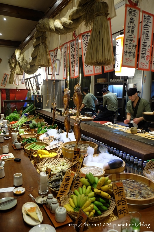 台中北屯。樂座爐端燒