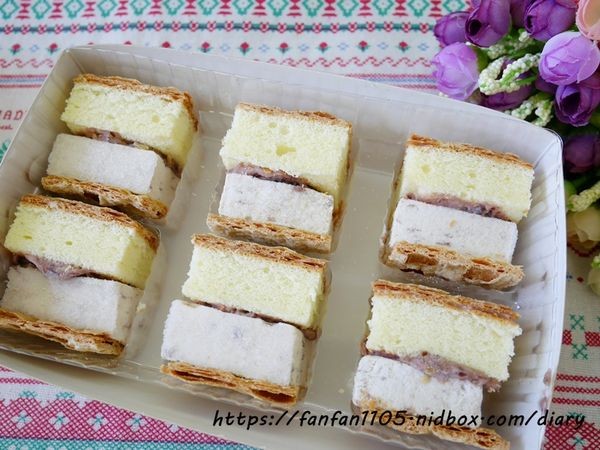 【台灣樂天市場】拿破崙先生 #宅配美食 #骰子拿破崙 #紅豆牛奶冰淇淋 #下午茶 #點心 #甜點 (3).JPG