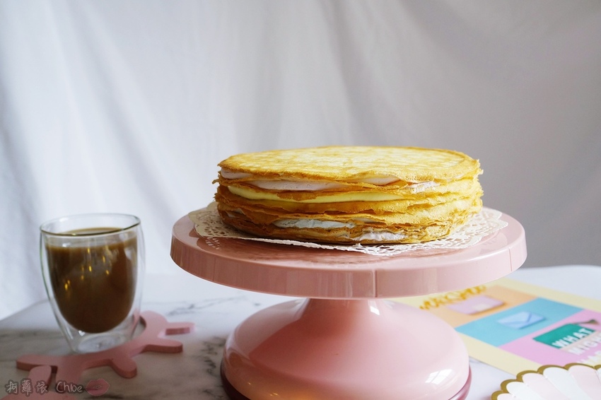 網購千層蛋糕推薦 粉嫩甜蜜不膩口!塔吉特蜂蜜彩虹千層6.JPG