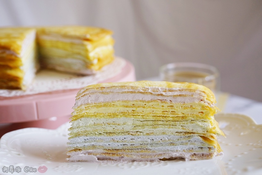 網購千層蛋糕推薦 粉嫩甜蜜不膩口!塔吉特蜂蜜彩虹千層11.JPG