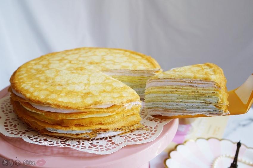 網購千層蛋糕推薦 粉嫩甜蜜不膩口!塔吉特蜂蜜彩虹千層10.JPG