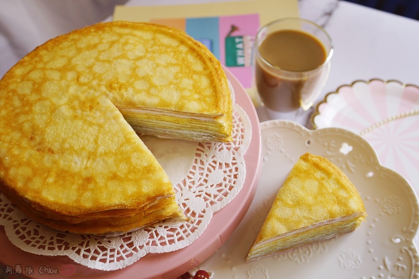 網購千層蛋糕推薦 粉嫩甜蜜不膩口!塔吉特蜂蜜彩虹千層15.JPG