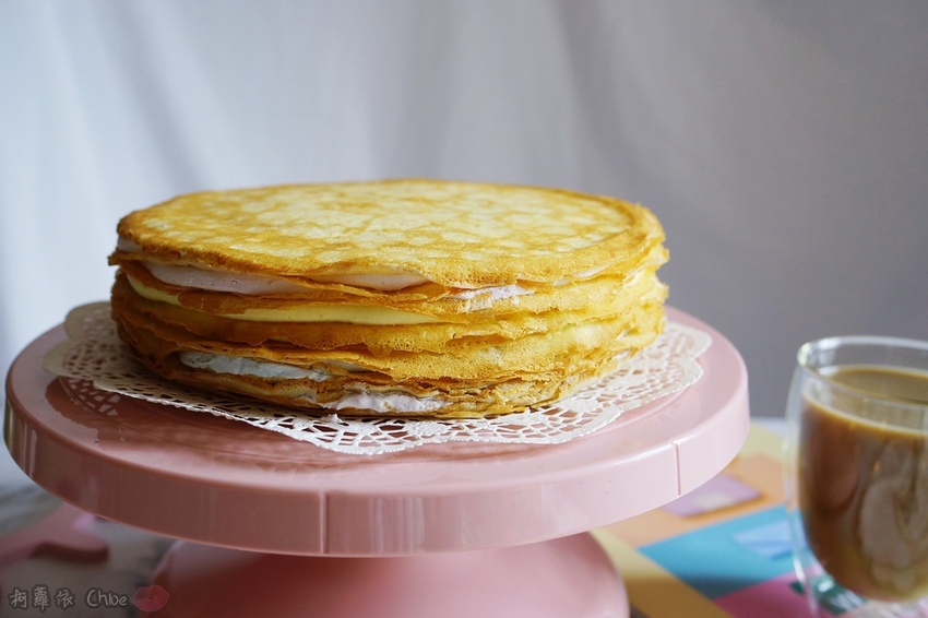 網購千層蛋糕推薦 粉嫩甜蜜不膩口!塔吉特蜂蜜彩虹千層7.JPG