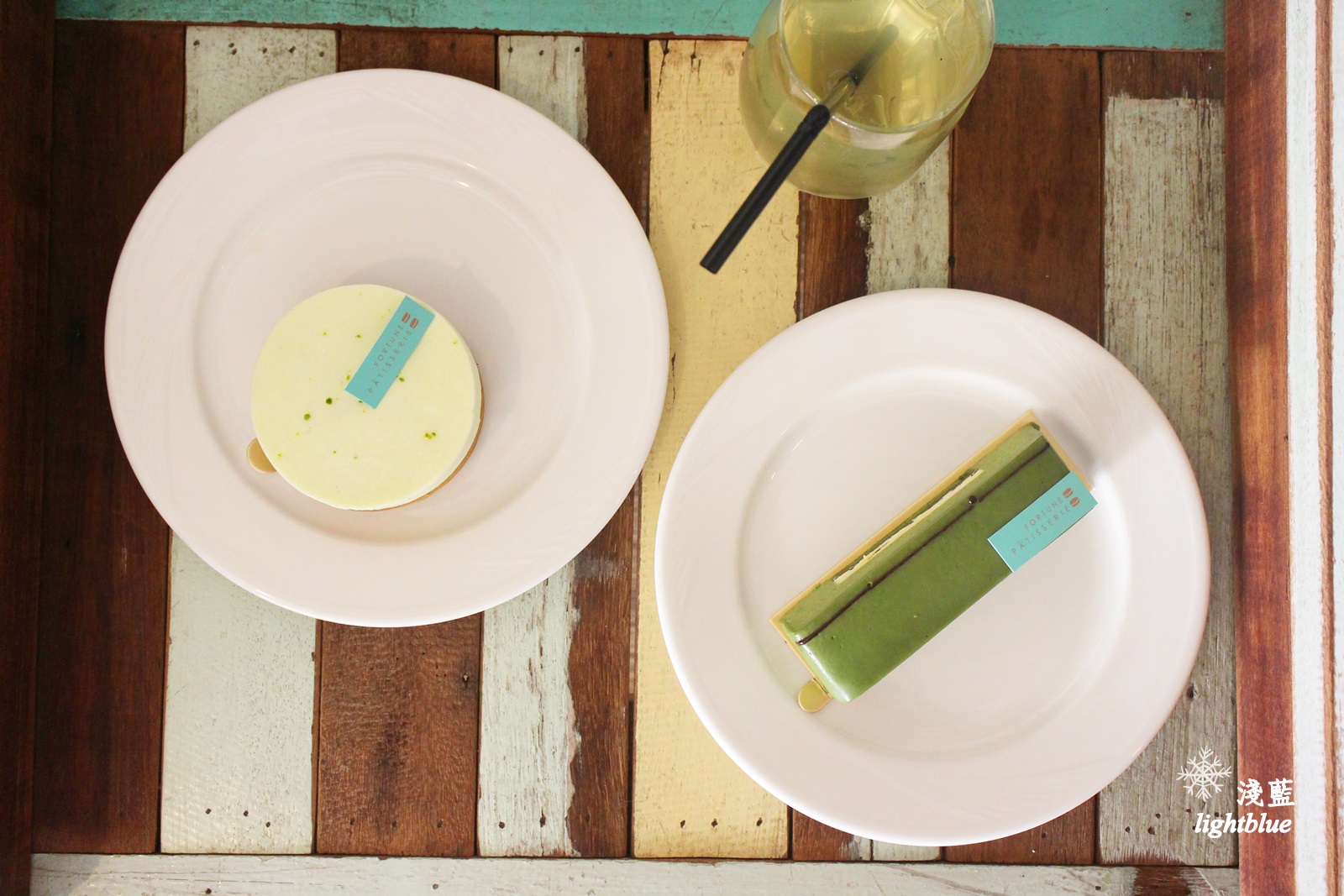 嘉義美食：淺藍 × 芙甜法式點心坊Fortune～老屋閣樓裡的甜點