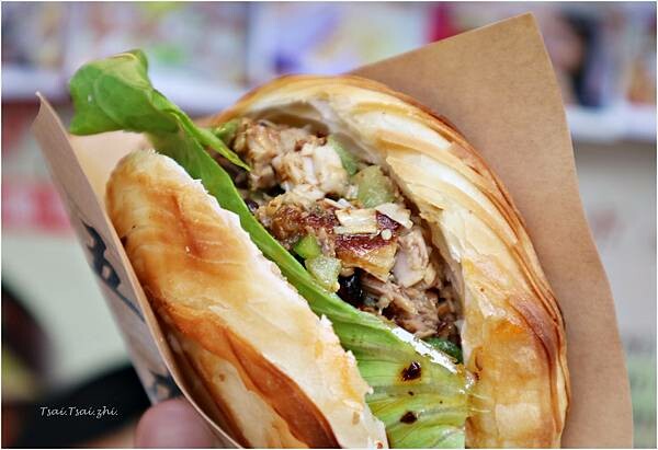 [台北大安]通化夜市 五哥肉夾饃大安店|中式漢堡，饃酥肉香，