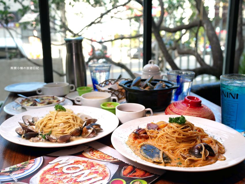 【桃園美食】墨尼尼義大利餐廳桃園國際店，家庭聚餐約會下午茶推薦餐廳，餐點品項多份量大！內文附詳細菜單。 @熊寶小榆の旅遊日記