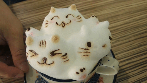 my cofi：Jul 15 Sat 2017 呷飽祙【高雄･My cofi】客製化立體拉花好囂張