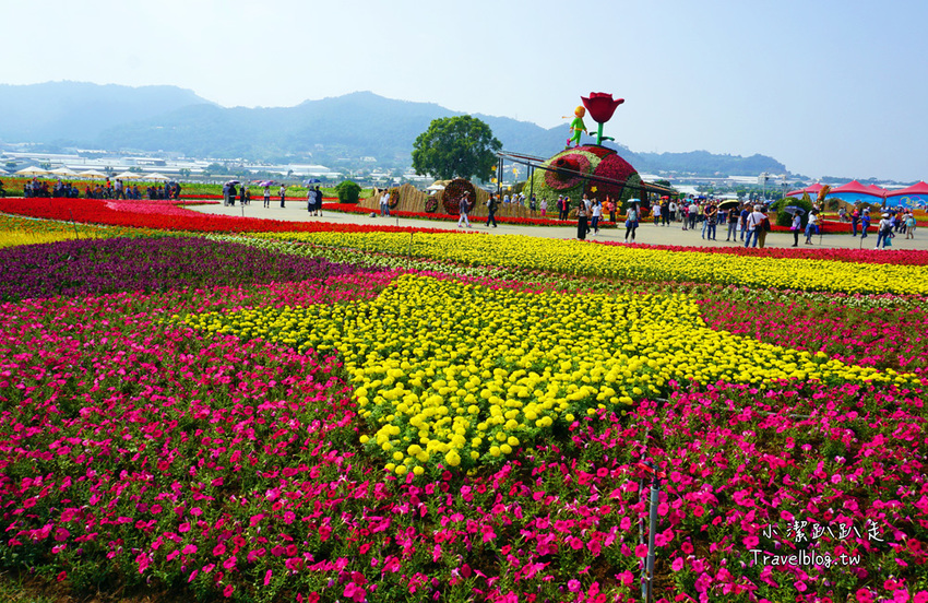 台中新社景點一日遊》花現秘境一日遊:2019台中國際花毯節、松之戀落羽松祕境、眉泉咖啡莊園、利旺文心蘭花園 - 小潔趴趴走旅遊札記