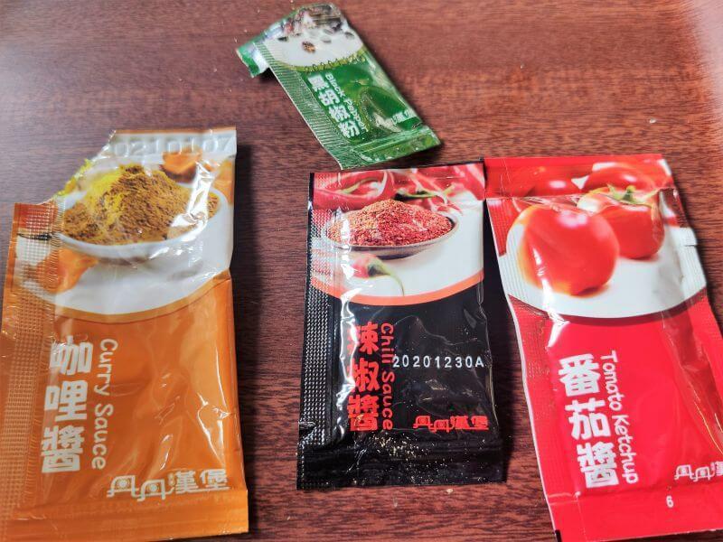 丹丹漢堡 調味醬包