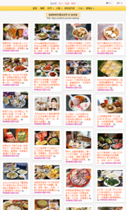 海綿飽飽的鳳梨城堡的美食牆