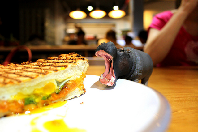 好初早餐二店～混蛋厚押餅！吃就吃別罵人啊～