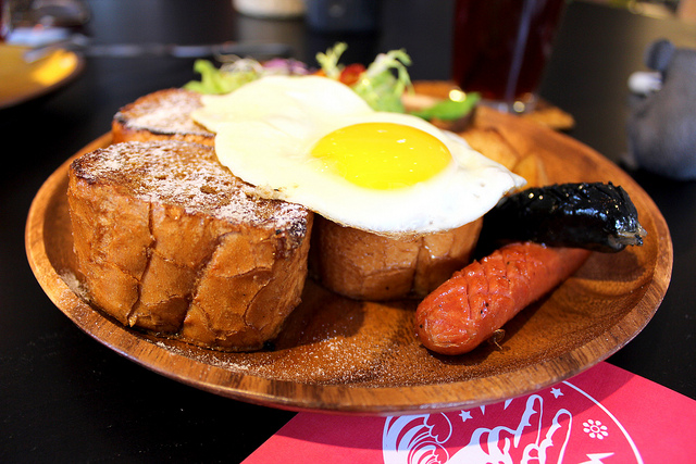 好初早餐二店～混蛋厚押餅！吃就吃別罵人啊～