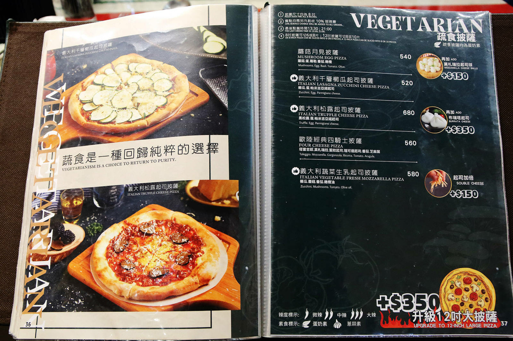 中山站義式餐廳推薦，義大利米蘭手工窯烤披薩，披薩美味又道地說