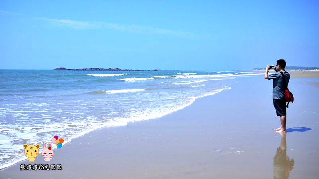 后湖海濱公園。金門海灘遊憩區