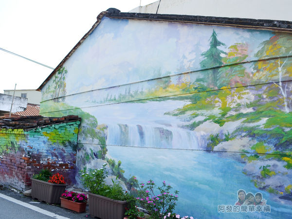 坑口彩繪村26-農村山水風光