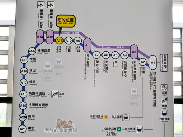 坑口彩繪村04-機場捷運站點圖